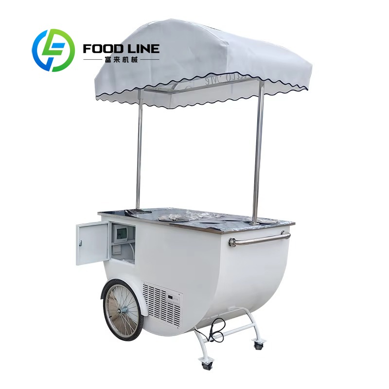 Carrinho de Vendas Móvel Comer - Hot Dog Vending Cart avaliação e preço