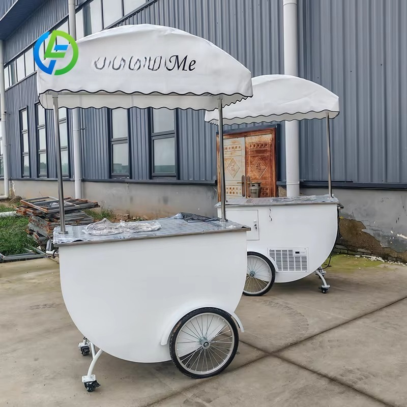 Carrinho de Vendas Móvel Comer - Hot Dog Vending Cart avaliação e preço