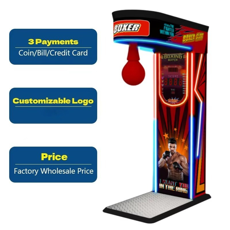 Máquina de Boxe Operada por Mo - Boxing Machine Arcade avaliação e preço