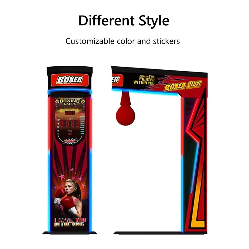 Máquina de Boxe Operada por Mo - Boxing Machine Arcade avaliação e preço
