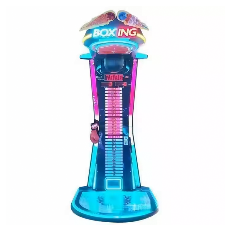 Moeda operado indoor adultos j - Boxing Machine Arcade avaliação e preço
