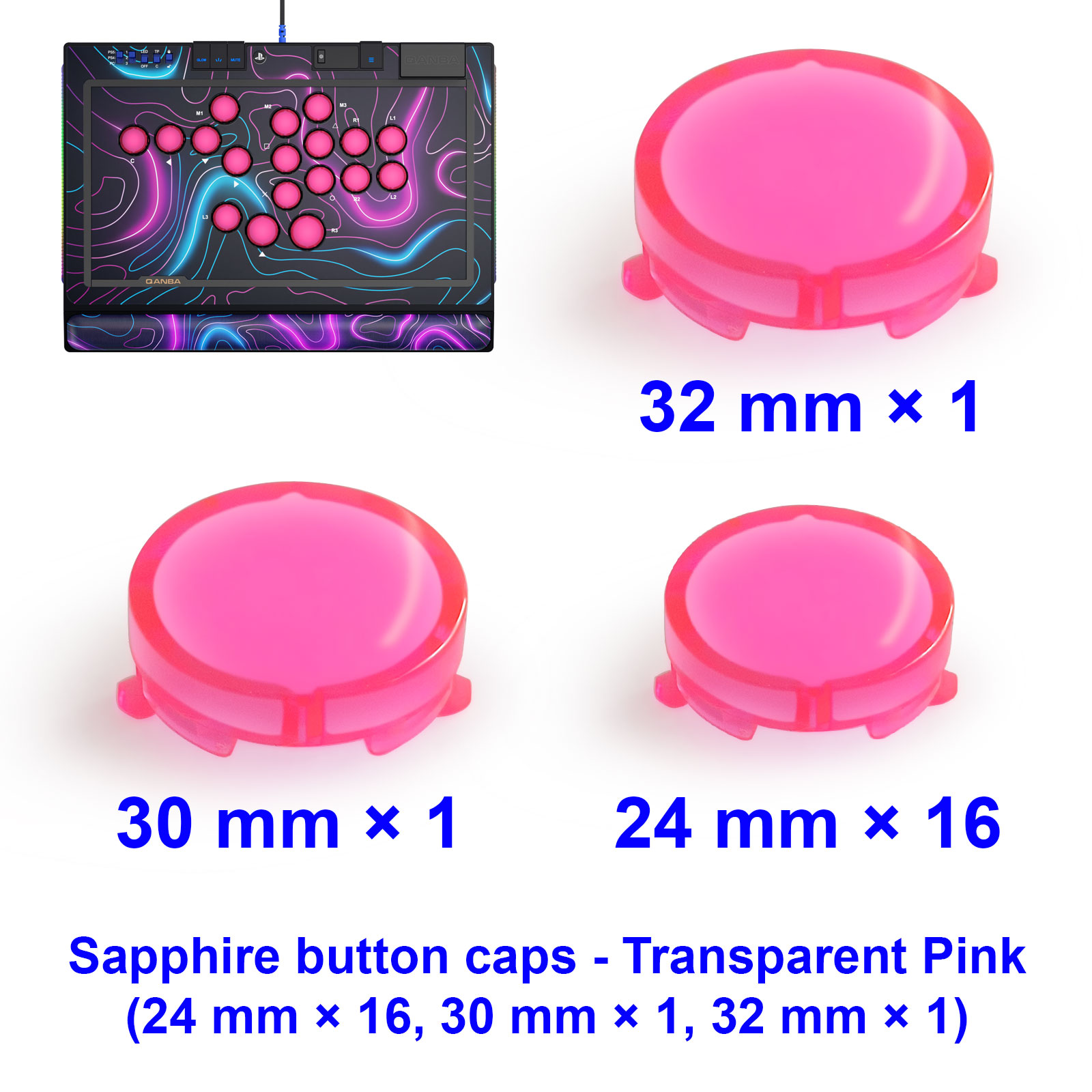 QANBA SAPPHIRE S1 Capas de Bot - Joystick Arcade Parts avaliação e preço