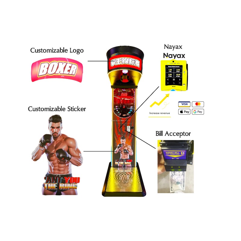 Máquina de Boxe de Rua à Prova - Boxing Machine Arcade avaliação e preço
