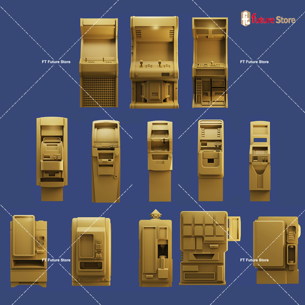 Impressão 3D 1/64 Máquina de V - Arcade Game Vending Machine avaliação e preço