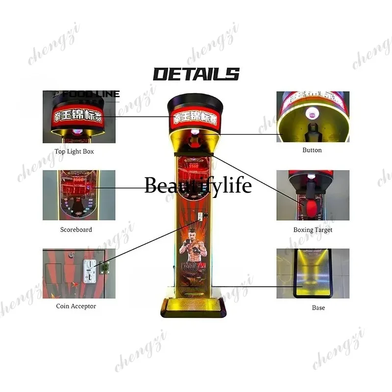Máquina de Jogo de Boxe Indoor - Boxing Machine Arcade avaliação e preço